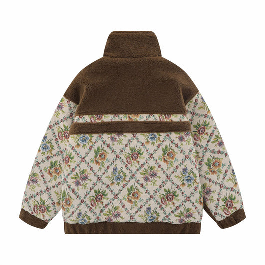 Abrigo Étnico de Lana de Cordero con Tejido Jacquard y Forro Térmico - Image 10