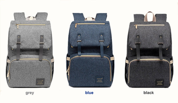Mochila Maternal Térmica Impermeable con Carga USB y Calentador de Biberones
