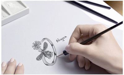 Anillo de Plata 925 Bee's Blessing - Diseño Elegante - Image 5