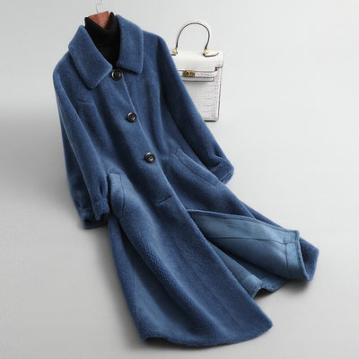 Abrigo de Lana Suelta para Mujer - Diseño Moderno y Confortable - Image 17