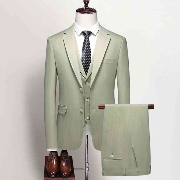 Conjunto de Blazer Casual y Pantalón Formal para Hombre