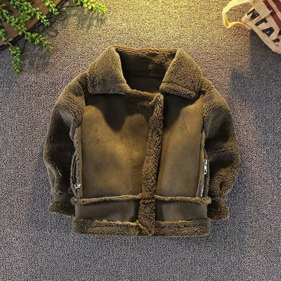 Chaqueta Infantil Marrón de Manga Larga - Image 5