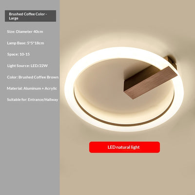 Lámpara de Techo LED Minimalista Nórdica para Recibidor y Entrada - Image 19