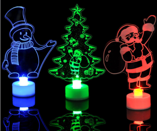 Esferas Navideñas Luminosas de Colores