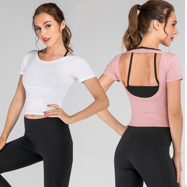 Blusa Deportiva Corta para Fitness