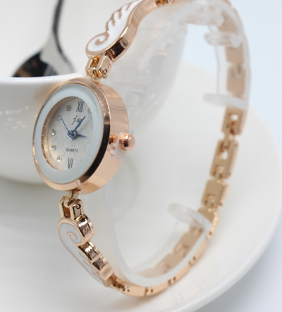 Reloj Pulsera Cuarzo para Mujer Acero Inoxidable Diseño Elegante - Image 9
