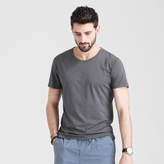Camiseta Modal Manga Corta para Hombre - Ajuste Slim Secado Rápido Verano - Image 17