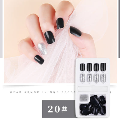 Set de 30 Uñas Postizas Desprendibles - Cobertura Completa para Decoración - Image 57