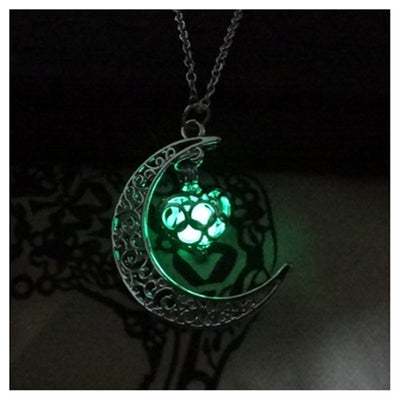 Collar Colgante Luminoso Plateado - Cadena de Plata - Image 14