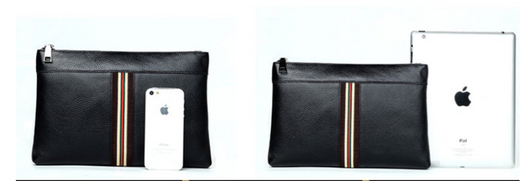 Bolso de Cuero Premium para Hombre - Cartera Clutch de Piel Genuina - Image 5