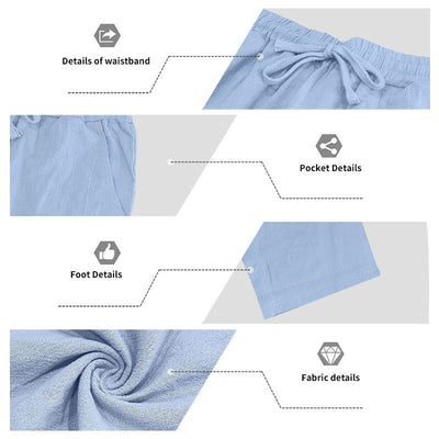 Conjunto de Lino Holgado para Hombre: Camisa sin Mangas y Pantalón Recto - Image 39