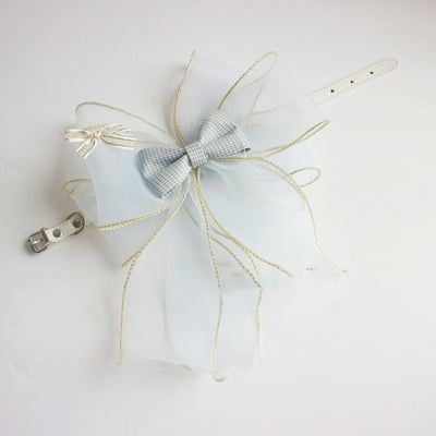 Collar de Cuero para Mascotas con Moño - Accesorios para Fotos - Image 14
