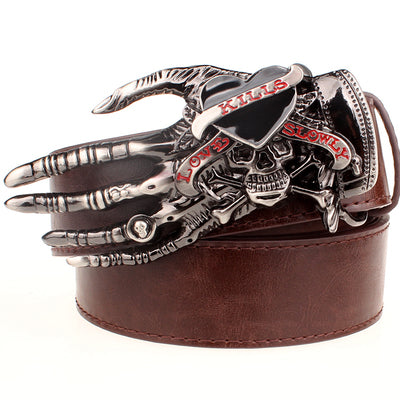 Cinturón de Moda Calavera Cabeza Grande - Image 8