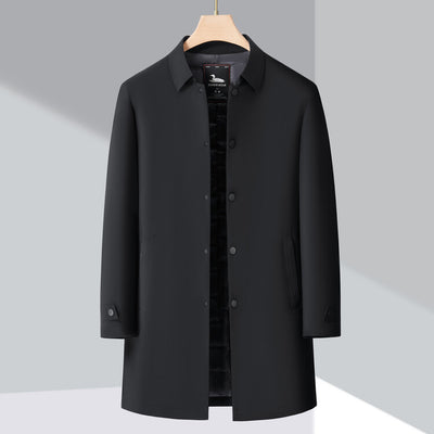 Abrigo Acolchado de Algodón para Hombre con Forro Polar Resistente al Viento - Image 32