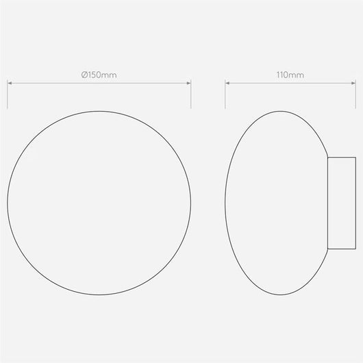 Lámpara de Pared Minimalista Blanca en Vidrio Estilo Hongo - Image 21