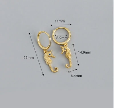 Aretes de Plata Esterlina 925 Lujo Ligero - Image 3