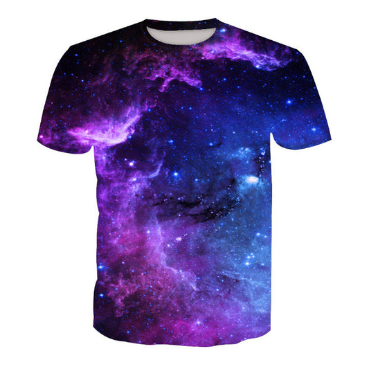 Playera Estampada de Manga Corta
