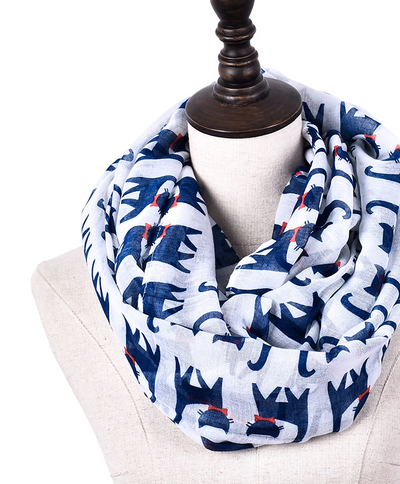 Pañuelo Cuadrado de Seda con Estampado de Gatos - Diseño Artístico Bali - Image 11