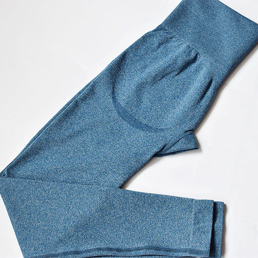 Pantalones de yoga cintura alta con soporte elástico para fitness - Image 11