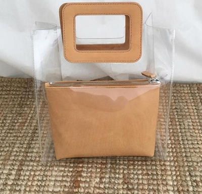 Bolsa de Playa Transparente PVC - Bolso Materno Versátil para Mamás Modernas - Image 4
