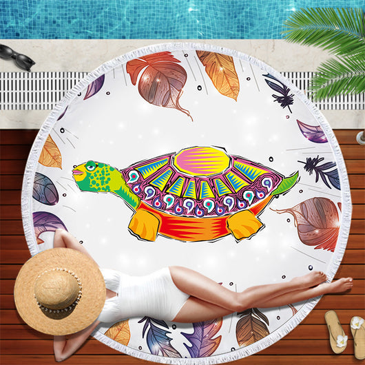 Toalla de Playa Redonda Premium - Image 4