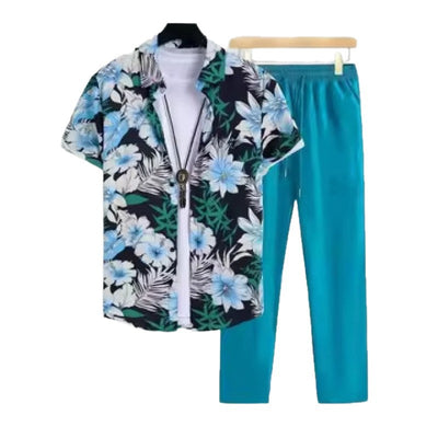Conjunto Casual de Camisa y Pantalón para Hombre - Estilo Moderno - Image 6