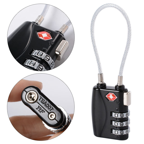 Candado de Cable para Maleta de Viaje