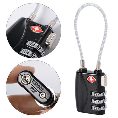 Candado de Cable para Maleta de Viaje