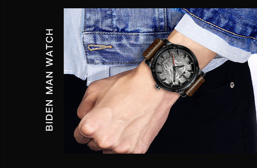 Reloj de Pulsera Casual para Hombre con Correa Sólida y Movimiento de Cuarzo - Image 12