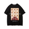 Playera Holgada Hip Hop con Estampado Cartoon para Parejas