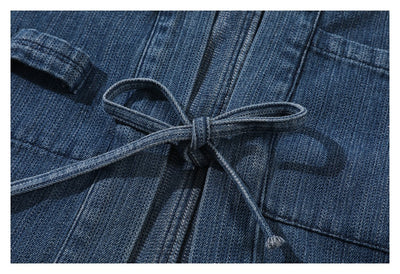 Chaqueta Denim Retro Estilo Chino para Hombre - Image 13