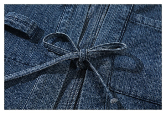 Chaqueta Denim Retro Estilo Chino para Hombre - Image 13
