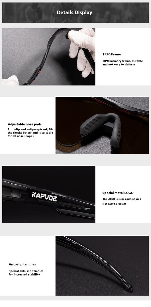 Gafas Polarizadas para Ciclismo con Protección HD y Corrección de Miopía - Image 23