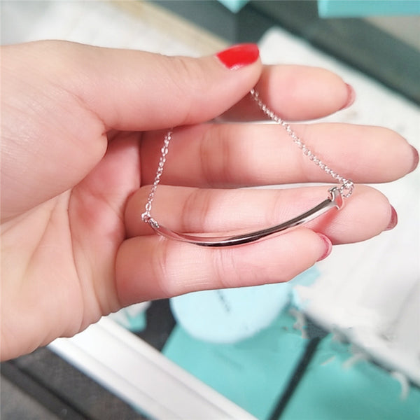 Pulsera de Plata 925 Sonrisa Feliz para Mujer