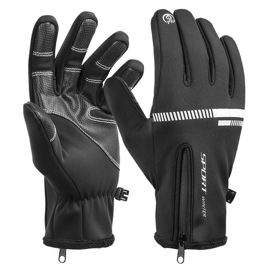 Guantes Impermeables Outdoor Full Finger con Cierre y Pantalla Táctil - Image 2