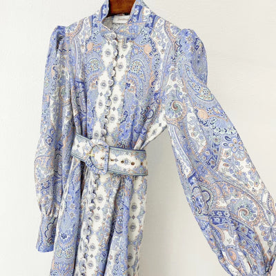 Vestido de Lino Estampado - Image 4