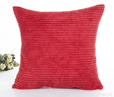 Juego de Funda de Almohada y Cojín de Pana Acanalada Suave con Patrón de 2.5 Rayas - Image 12