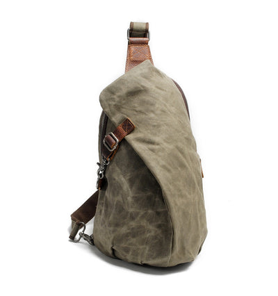 Mochila Impermeable Batik Vintage con Bolsa de Pecho - Image 13