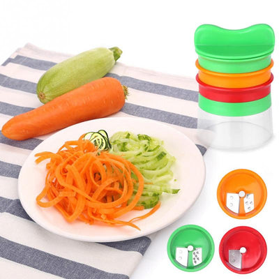 Cortador de Vegetales 3 en 1 Espiralizador de Papas Herramienta Multiusos de Cocina