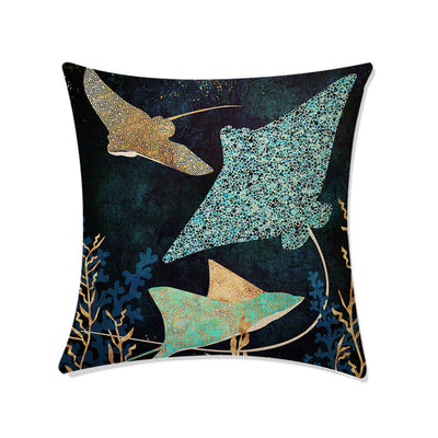 Fundas de Almohada para Sofá con Estampado Mundo Marino Profundo - Image 6