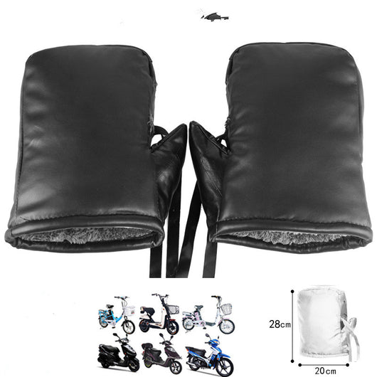 Guantes de Motocicleta Impermeables Térmicos con Aislamiento Reforzado - Image 10