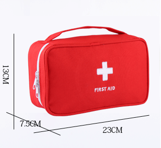 Botiquín de Primeros Auxilios Portátil Grande Rojo para Emergencias, Camping y Viajes - Image 12