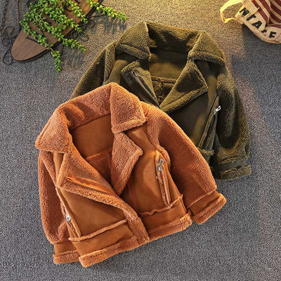 Chaqueta Infantil Marrón de Manga Larga - Image 2