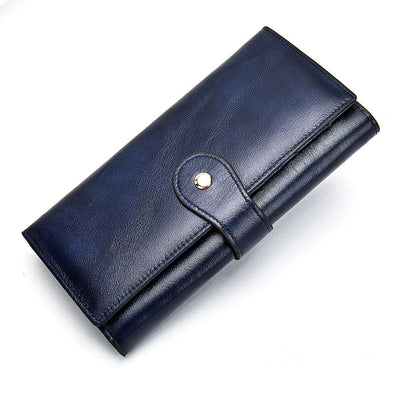 Billetera Dama de Cuero con Protección RFID Antimagnética - Image 13