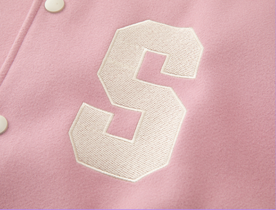 Chaqueta Uniforme de Béisbol Love Angel en Lana Premium - Image 14