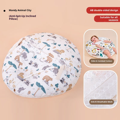 Almohada Inclinada Antiregurgitación para Bebé con Diseño Cartoon - Image 10