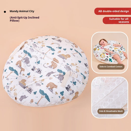 Almohada Inclinada Antiregurgitación para Bebé con Diseño Cartoon - Image 10