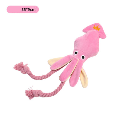 Juguete para Perro Pulpo Adorable con Sonido y Cuerda - Juguete Interactivo para Mascotas - Image 2