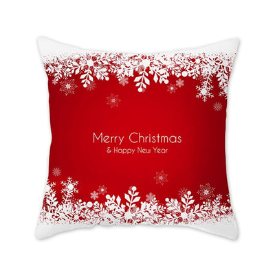 Funda de Almohada Navideña con Diseño de Ciervo y Patrón Geométrico - Image 73