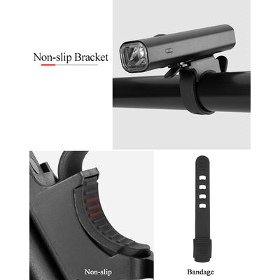 Faro LED Recargable USB para Bicicleta - Luz Frontal Potente para Ciclismo Nocturno - Image 3